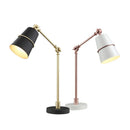 Axyaa Nordic Glass Table Lamp: Modern Iron Home Decor Study Light