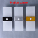 Axyaa Acrylic LED Wall Lamp - Modern Brushed Aluminum Sconce Light