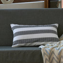 Axyaa Black Beige Pink Stripe Linen Cushion Cover 45x45cm 30x50cm Home Decor