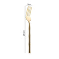 Axyaa Stainless Steel Bamboo Handle Cutlery Set - Western Tableware