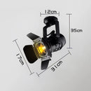 Axya Retro Ceiling Lamp: Industrial Restaurant Light Fixtures with Rotating Head