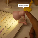 Axyaa Mini Desk Lamp: Foldable Magnetic Night Light with Clip, Eye Protection, Study and Reading Bedside Light.