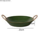 Axya Braided Rope Handle Ceramic Dinnerware Set