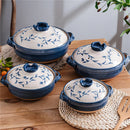 Axya Japanese Style Ceramic Casserole Small Pot Black Clay Saucepan