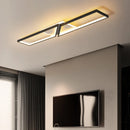 Axyaa Rectangular LED Ceiling Lamp for Modern Minimalist Spaces