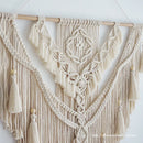 Nordic Bohemian Macrame Wall Hanging Tassel by Axyaa - Hand-Woven Home DecorJNIEXPORT: Product Title for Axyaa: Nordic Bohemian Macrame Wall Hanging Tassel