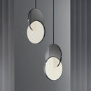 Axya Modern Moon Round LED Pendant Lights for Home Decoration and Indoor Lighting