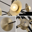 Axyaa Gold Trumpet Pendant Lamp Vintage Retro Horn Delightful Botti Lighting