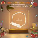 Axyaa Personalized Name 3D Nightlight | Christmas Bedroom Decoration | Children's Gift