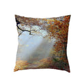 Axyaa Waterfall Maple Lake Forest Decor Pillow Cover Case