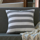 Axyaa Black Beige Pink Stripe Linen Cushion Cover 45x45cm 30x50cm Home Decor