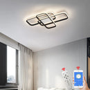 Axyaa Modern LED Ceiling Light for Living Room, Bedroom & Study, Black/Gold Color, AC85-265V