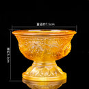 Axya Colored Glaze Buddhism Dharma Cups Set