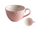 Axyaa Ceramic Breakfast Mug Large Capacity Cute Coffee Cup Home Decor