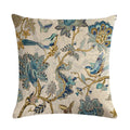 Axyaa Bird Print Cotton Linen Cushion Cover 45X45cm