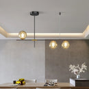 Axyaa Glass Ball Chandelier Ceiling Lights for Home Indoor Lighting