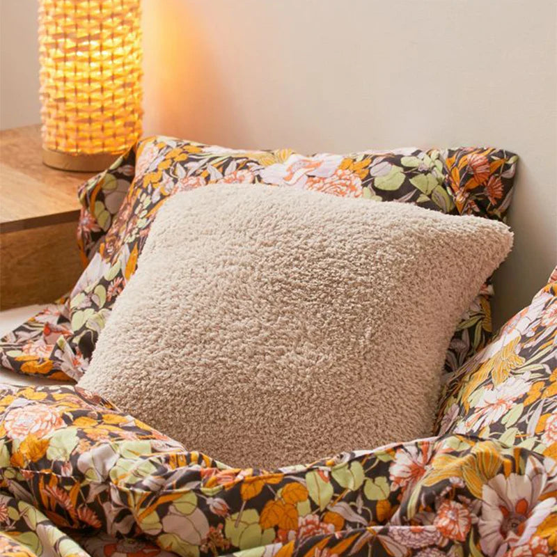 Axyaa Plush Cushion Cover for Home Decor - Soft Sofa Pillow Cover - Nordic Style