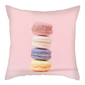 Axyaa Biscuits Cake Print Decor Pillow Cover for Home Sofa Decoration
