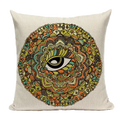 Bohemian Linen Cushion Cover 45x45 for Sofa - Axyaa Brand Home Decor