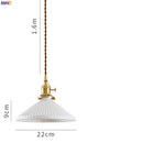 Axyaa Nordic Ceramic Pendant Lights Modern LED Living Room Lighting Fixtures