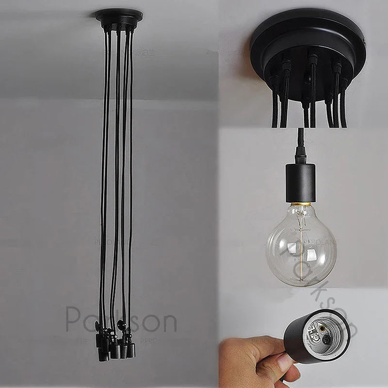 Axyaa Retro Spider Pendant Lights for Home Decoration