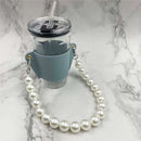 Axyaa PU Leather Water Bottle Holder With Strap - Stylish Beverage Cover