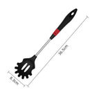 Axyaa Silicone Soup Spoon Colander Rice Scoop Stainless Steel Handle Cooking Utensil