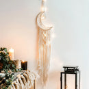 Boho Moon Dream Catcher Wall Hanging by Axyaa
