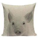 Axyaa Animal Print Cushion Covers - High Quality Decorative Pillows for Sofa