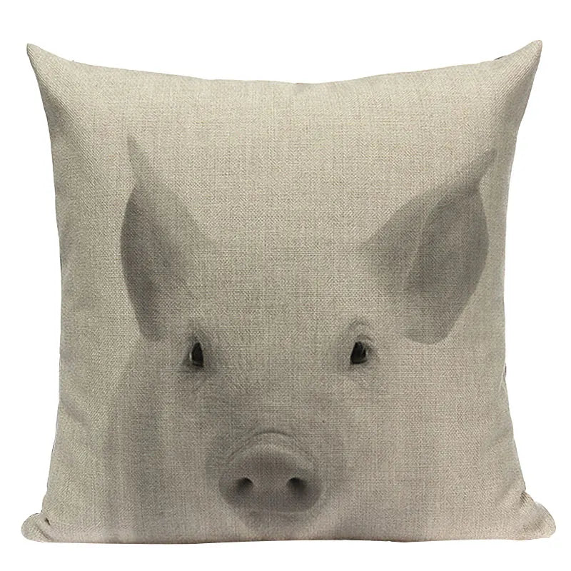 Axyaa Animal Print Cushion Covers - High Quality Decorative Pillows for Sofa