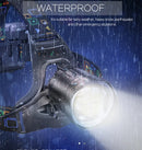 Axya XHP100 LED Headlamp: Rechargeable, Waterproof, 2500M Long Range Headlight