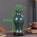 Axyaa Blue White Porcelain Antique Ceramic Vase Home Table Decor Pot Craft