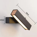 Axyaa Nordic Rotating Wall Lamp, Modern Minimalist LED Bedroom Lighting
