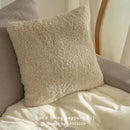 Axyaa Faux Fur Pillow Cover 45*45 Nordic Home Decor Sofa Living Room Cozy Plush Pillowcases