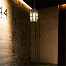 Axyaa Outdoor Glass Lantern Pendant for Porch with Hanging Lights
