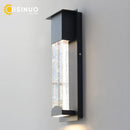 Axyaa Crystal LED Wall Light with PIR Motion Sensor - Outdoor Street Lamp IP65 Waterproof