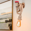 Axyaa Industrial Water Pipe Wall Sconce for Restaurant Cafe Bar