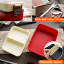 Axyaa Navy Style Double-Layer Bento Box 1200ml