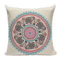 Bohemian Linen Cushion Cover 45x45 for Sofa - Axyaa Brand Home Decor