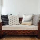 Axyaa White Geometric Cushion Covers 45x45 for Sofa Couch Living Room