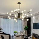 Axyaa Glass Ball Chandelier Fission Gold, Italian Design for Living Dining Bedroom