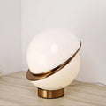 Axyaa White Ball Bedroom Table Lamp Home Decor Lighting
