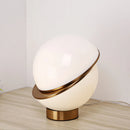 Axyaa White Ball Bedroom Table Lamp Home Decor Lighting