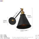 Axyaa Vintage Industrial Wall Light Sconce LED Bedroom Stair Loft Up Down