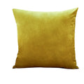 Axyaa Velvet Pillow Cover: Orange & Yellow Nordic Style Soft Sofa Cushion