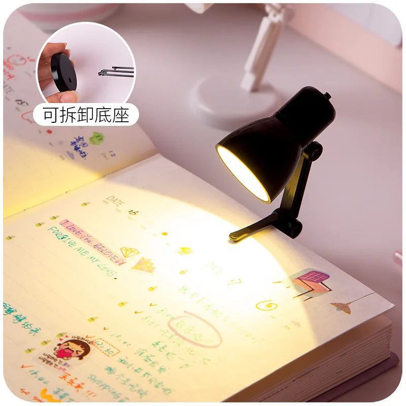 Axyaa Foldable Book Lamp Night Light Warm Light Mini Table Lamp