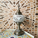 Axyaa Turkish Mosaic Table Lamp Handcrafted Glass Bed Light Night Decor