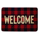 Axyaa Outdoor Welcome Mat 40x60cm - Heavy Duty Entrance Front Door Rug