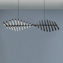 LED Chandelier Nordic Loft Hanging Light by Axyaa for Living Room, Restaurant, Bar & Home