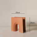 Axyaa Geometric Arch Bridge Ceramic Vase for Stylish Home Decor